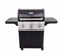 Saber Deluxe Black 3-Burner Grill